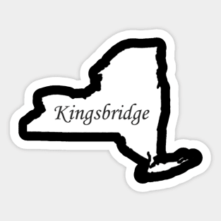 Kingsbridge, Bronx, NYC Sticker